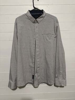 7 Diamonds Soul Man Dobby Stretch Woven Shirt Buckle Exclusive Gray XL